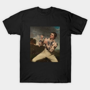 Fight With Me Classical Funny Paint T-Shirt